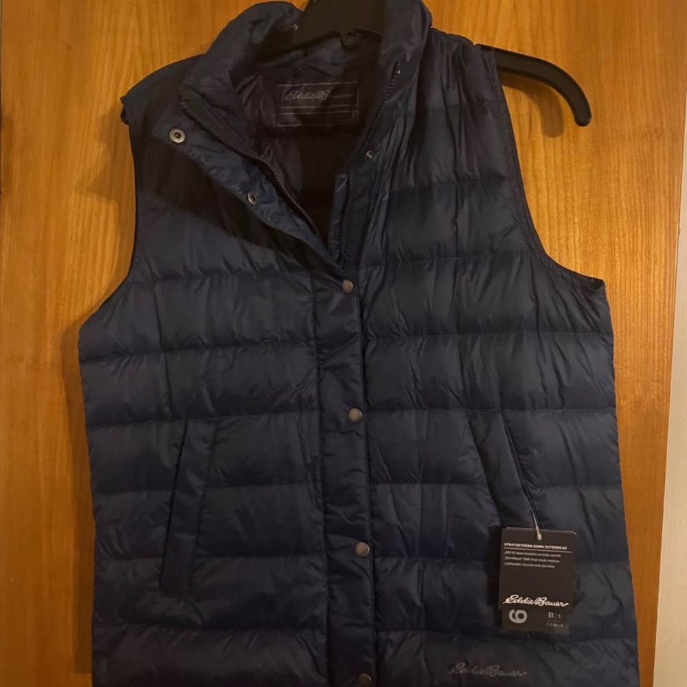 Eddie Bauer Women’s Down Navy Puffer Vest